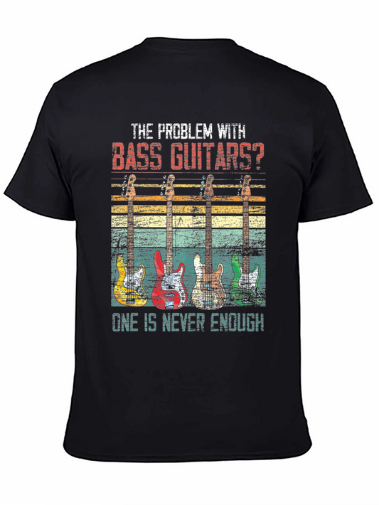 Bass Guitars Graphic T-Shirt - Music Lover Tee