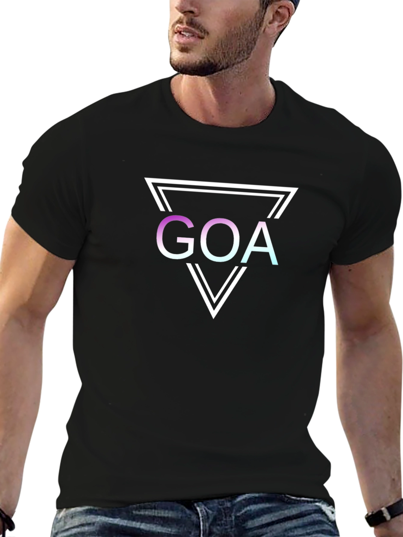 Goa Graphic T-Shirt - Modern Triangle Design