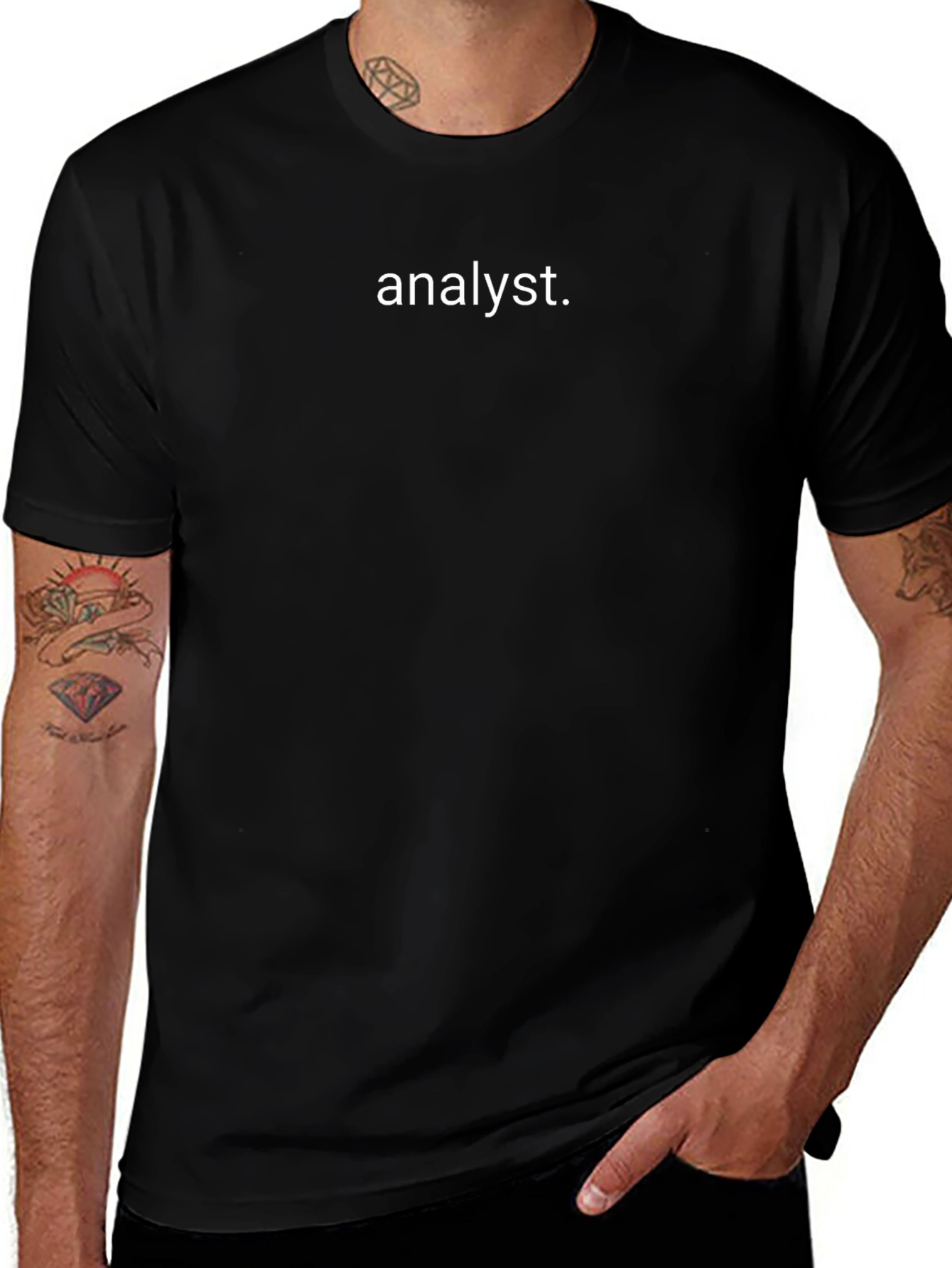 Analyst T-Shirt - Simple & Stylish Black Tee