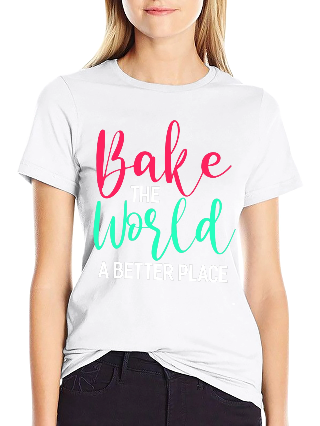 Bake the World T-Shirt - Soft Cotton Tee