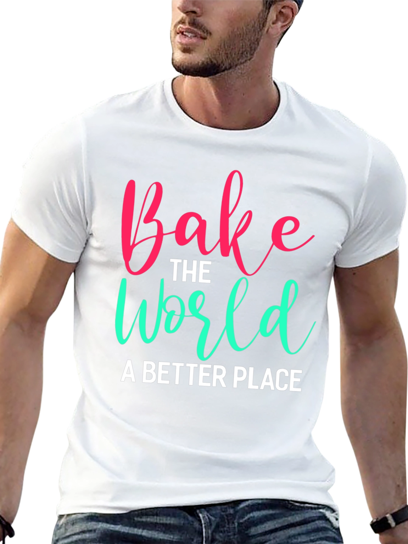 Bake the World T-Shirt - Soft Cotton Tee