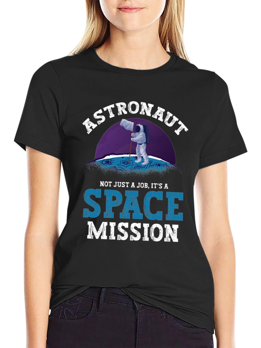 Astronaut Space Mission Graphic T-Shirt