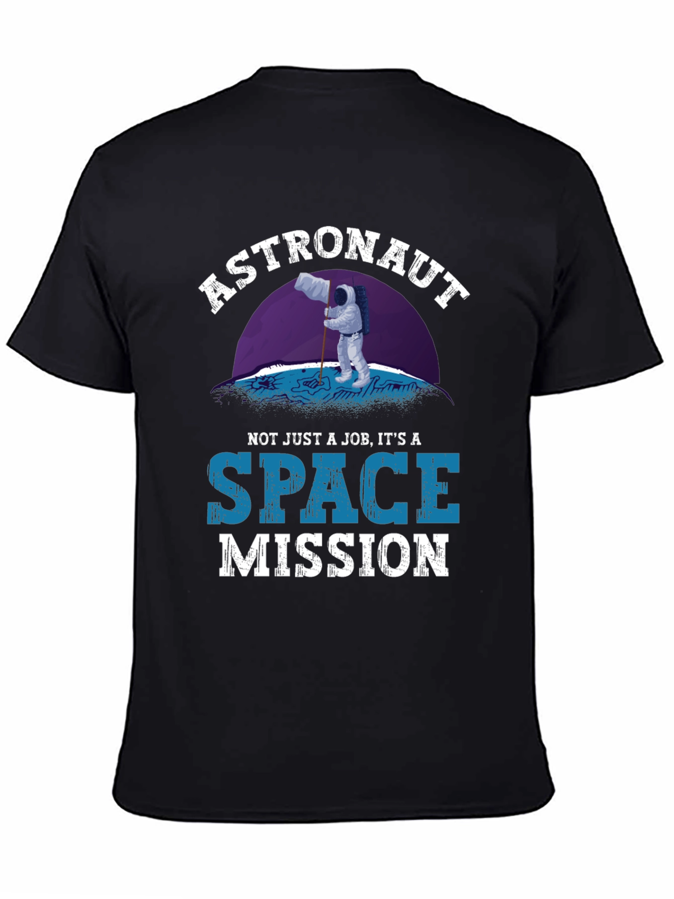 Astronaut Space Mission Graphic T-Shirt