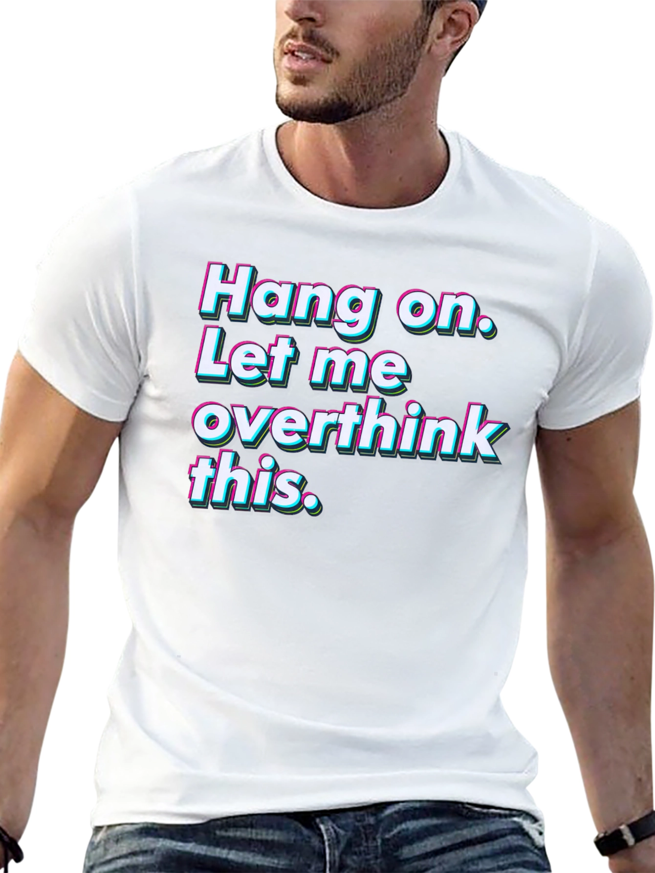 Hang On Overthink Tee