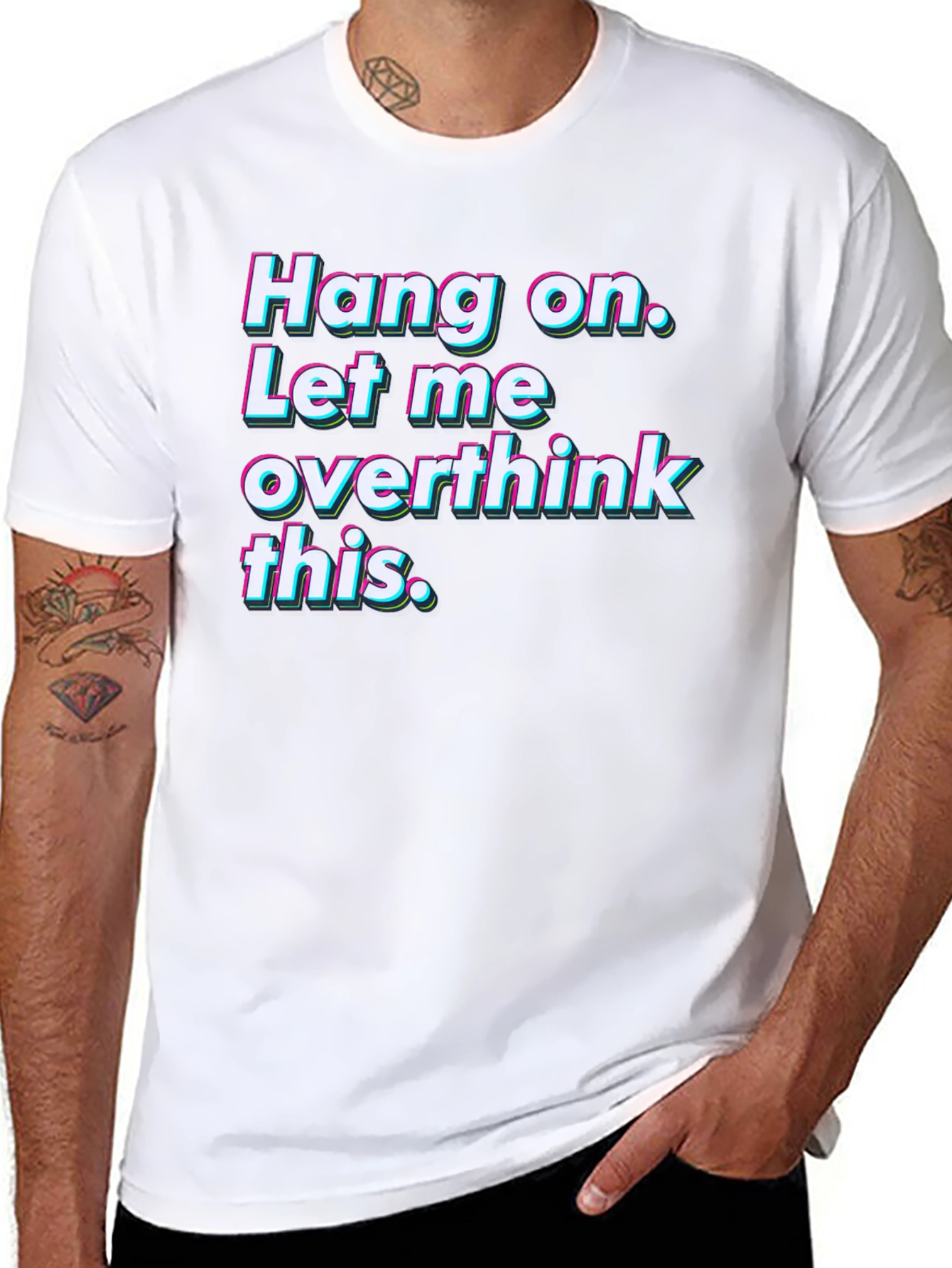 Hang On Overthink Tee