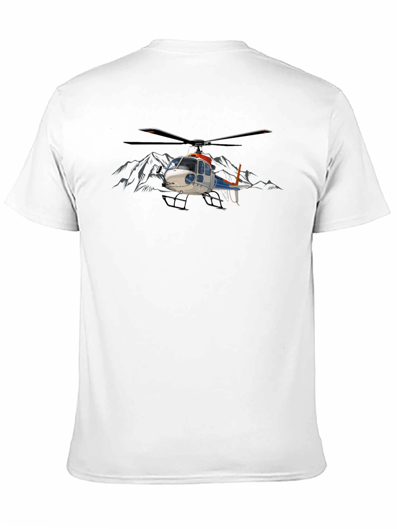 Helicopter Graphic T-Shirt - Aviation Enthusiast Tee