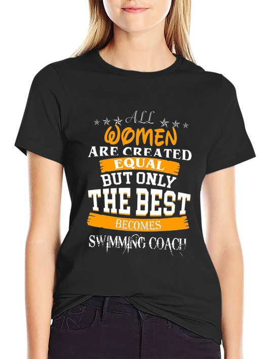 All Women Best Swimming Coach T-Shirt