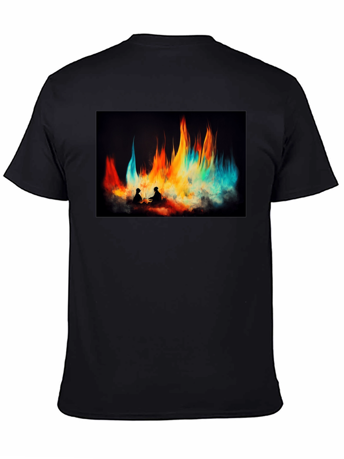 Abstract Campfire Graphic Tee