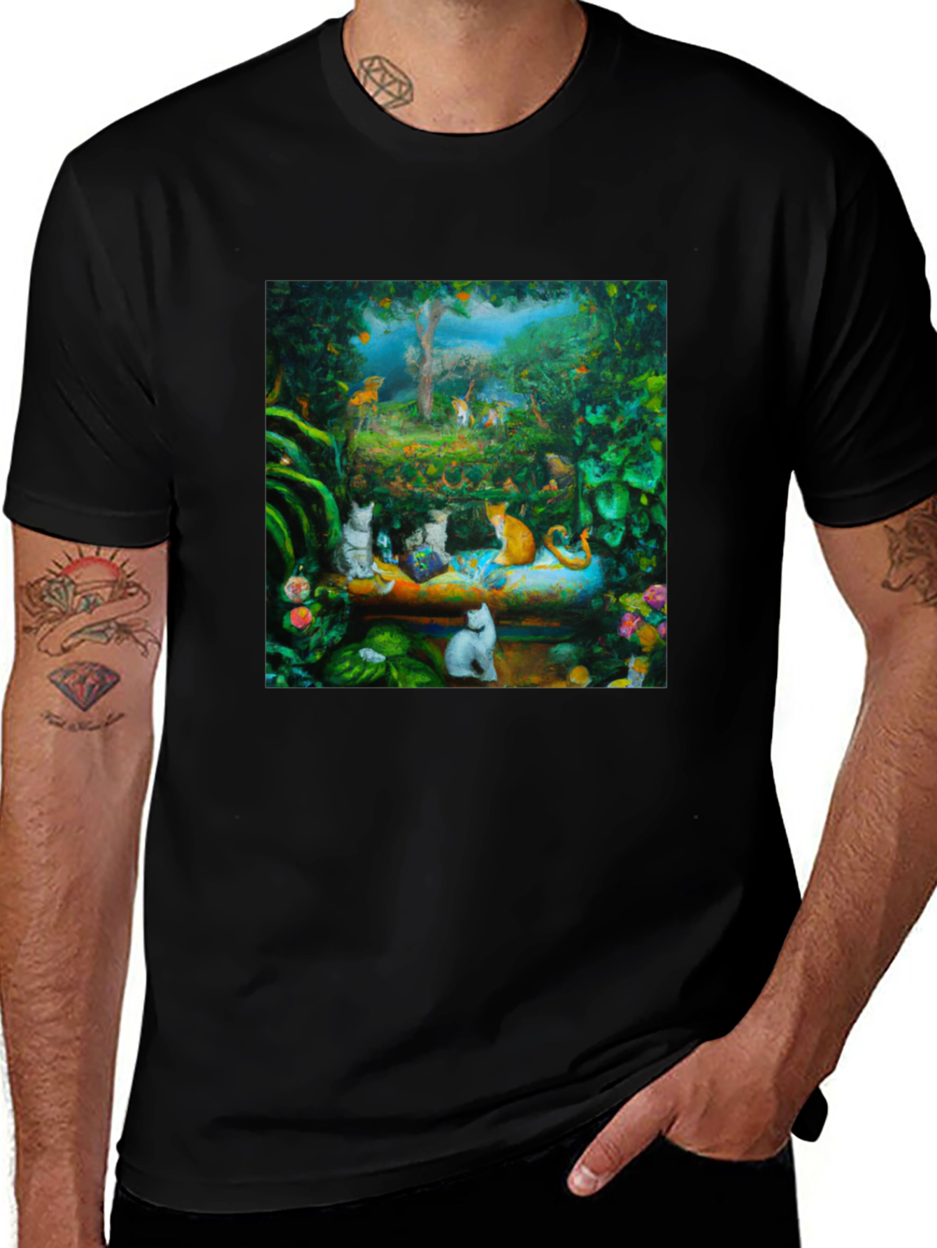 Artistic Cat Eden T-Shirt