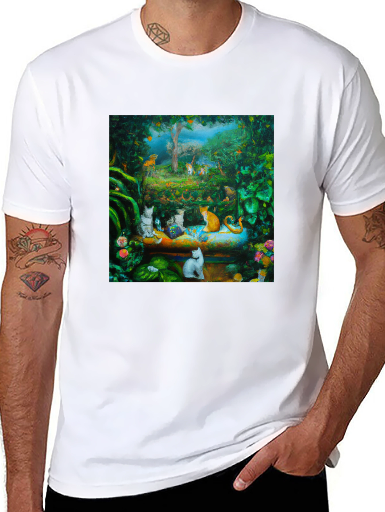 Artistic Cat Eden T-Shirt