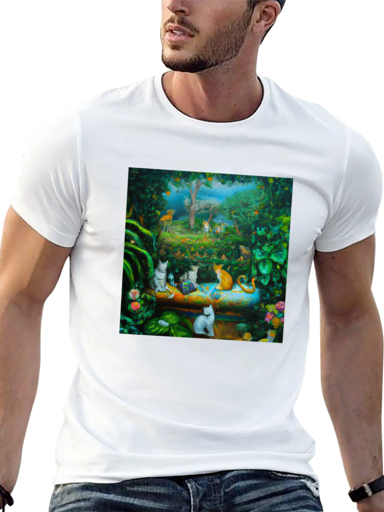 Artistic Cat Eden T-Shirt