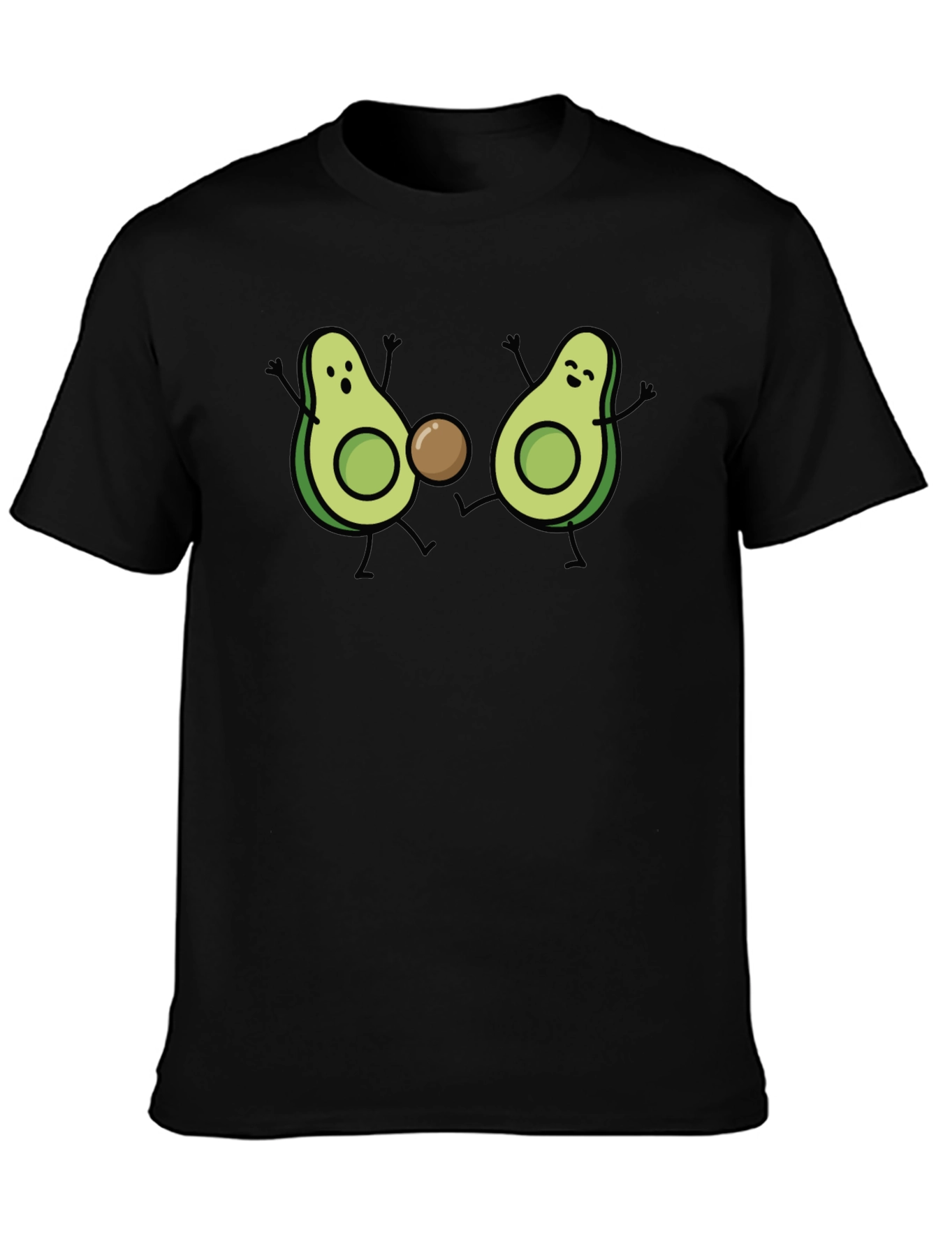 Avocado Friends T-Shirt - Cute Cartoon Design