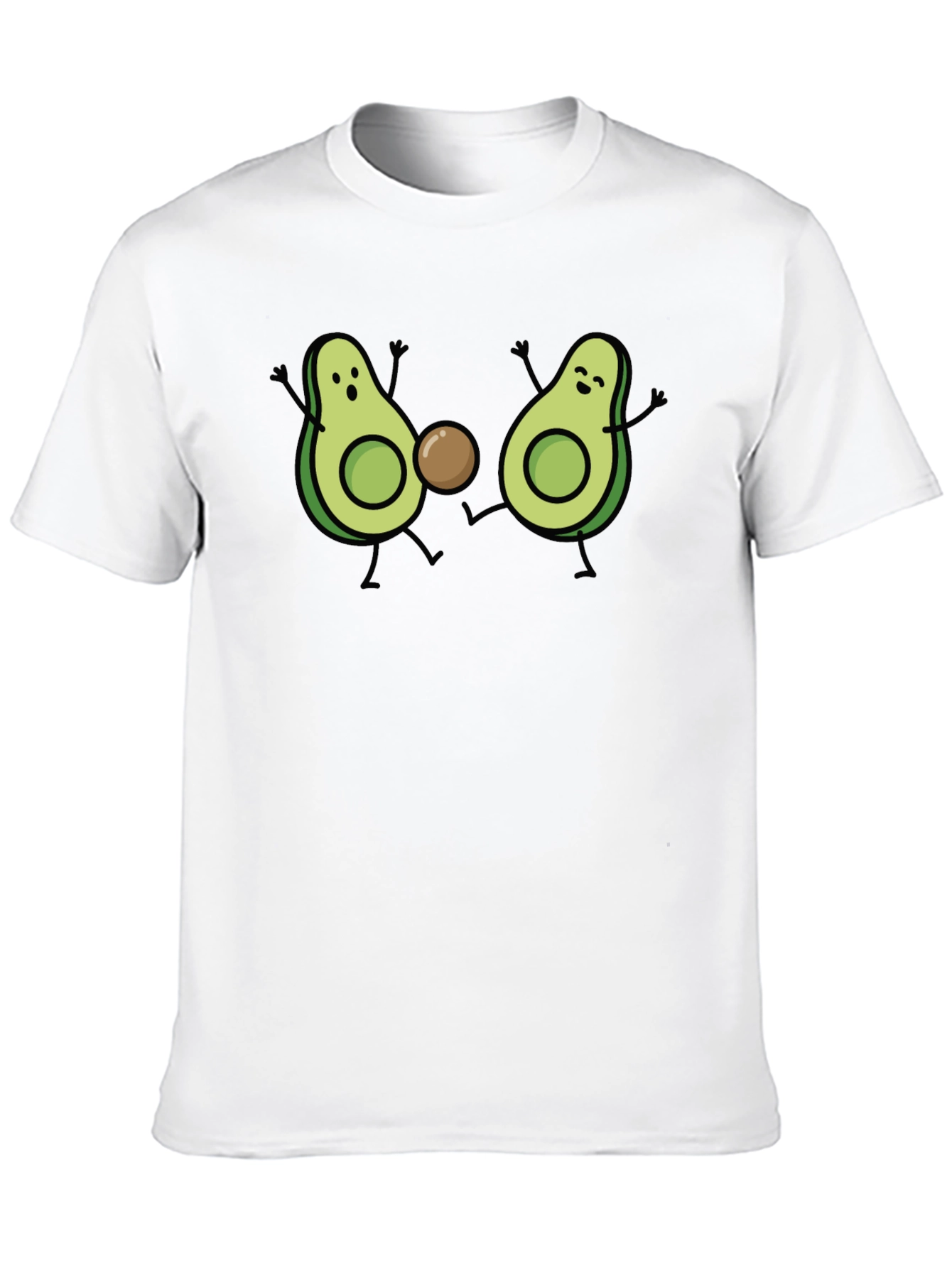 Avocado Friends T-Shirt - Cute Cartoon Design