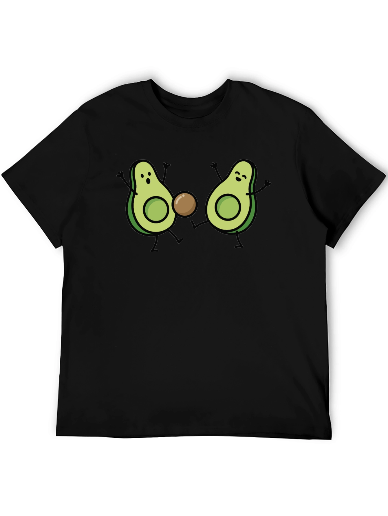 Avocado Friends T-Shirt - Cute Cartoon Design