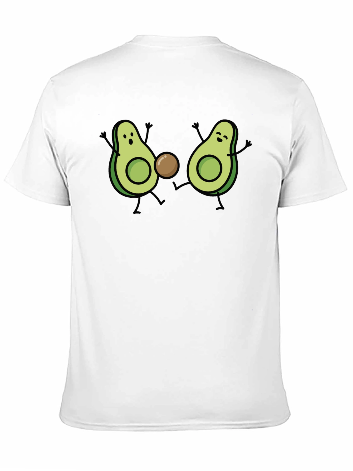 Avocado Friends T-Shirt - Cute Cartoon Design