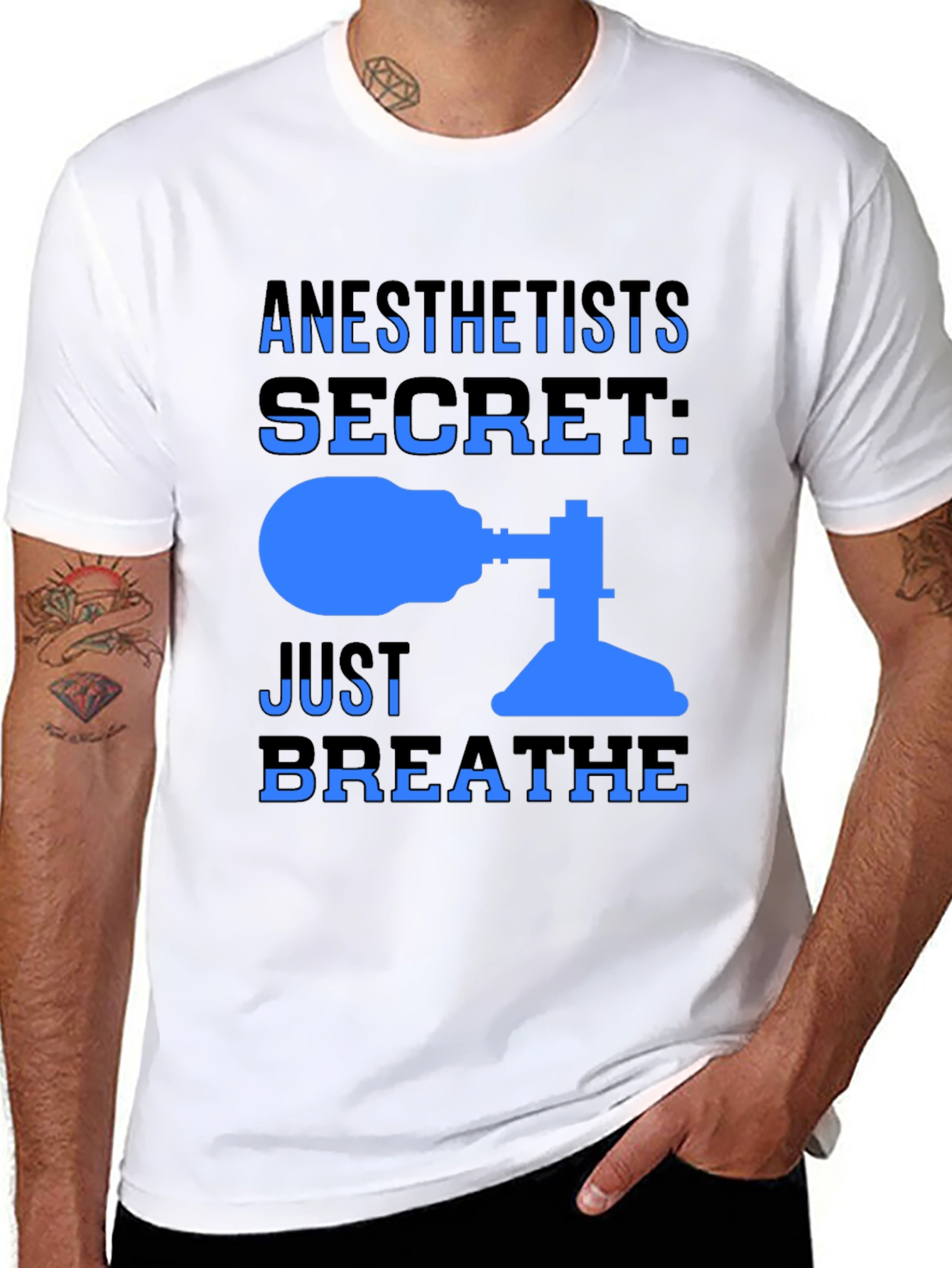 Anesthetist Secret T-Shirt - Just Breathe