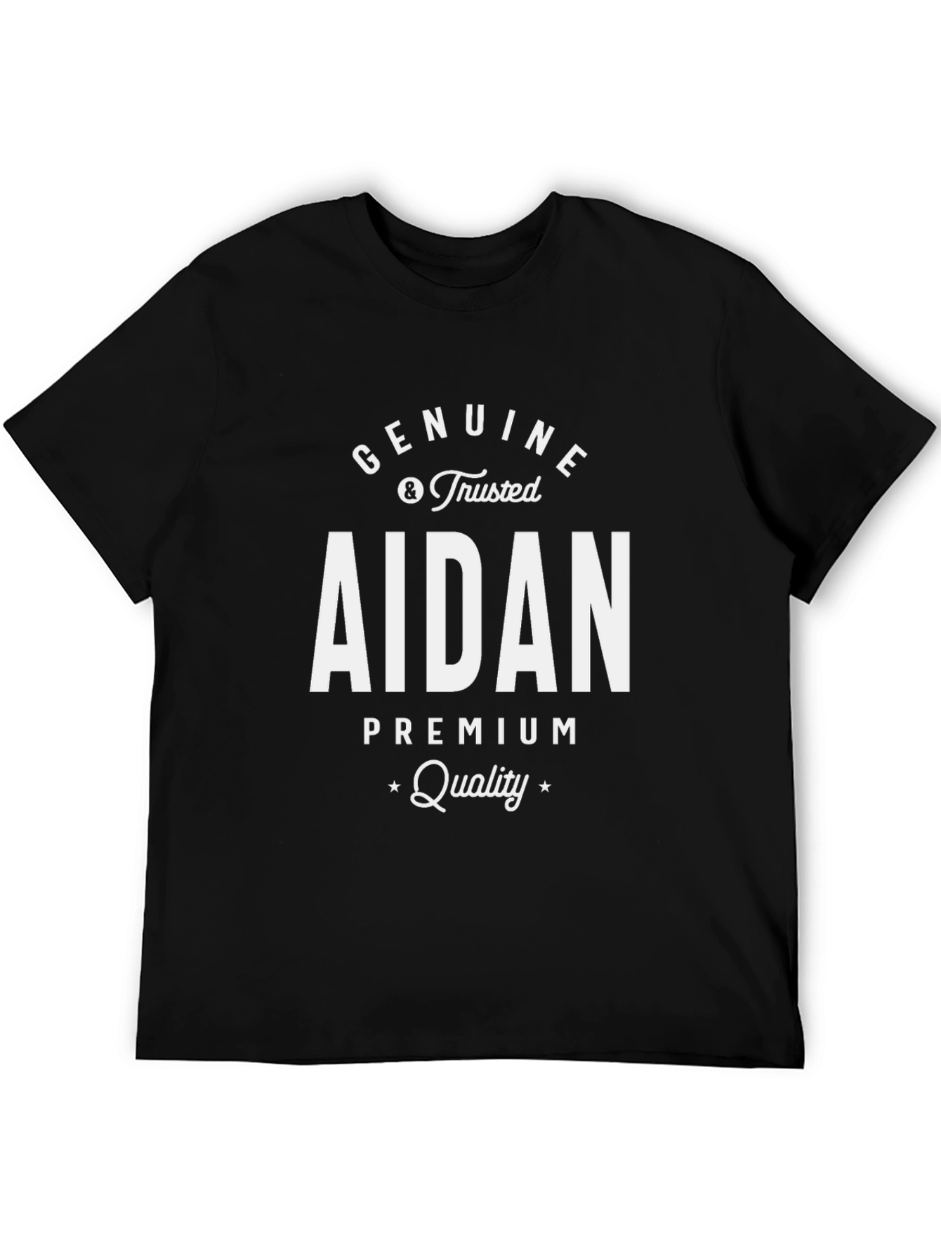 Aidan Genuine Premium Quality Black T-Shirt