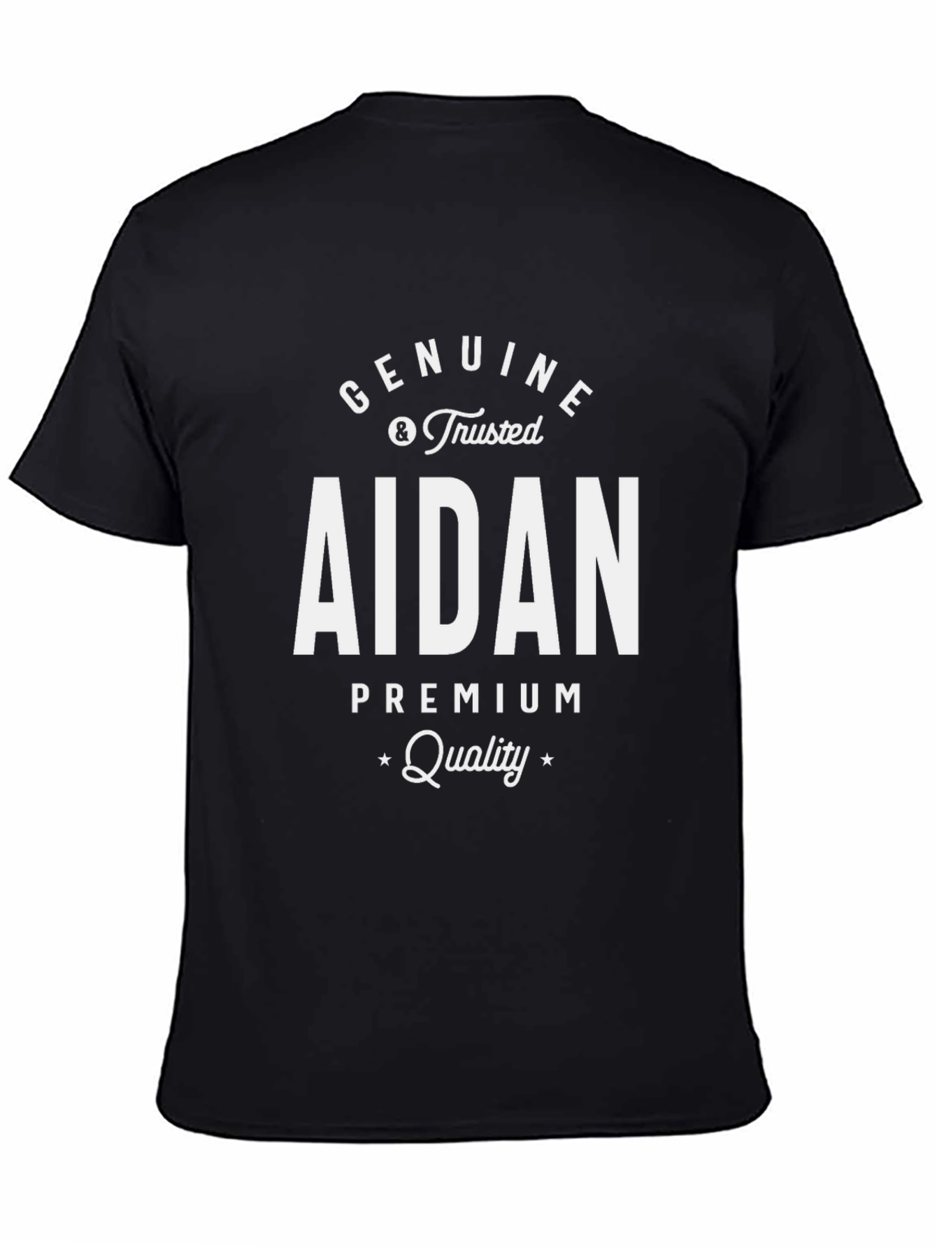 Aidan Genuine Premium Quality Black T-Shirt