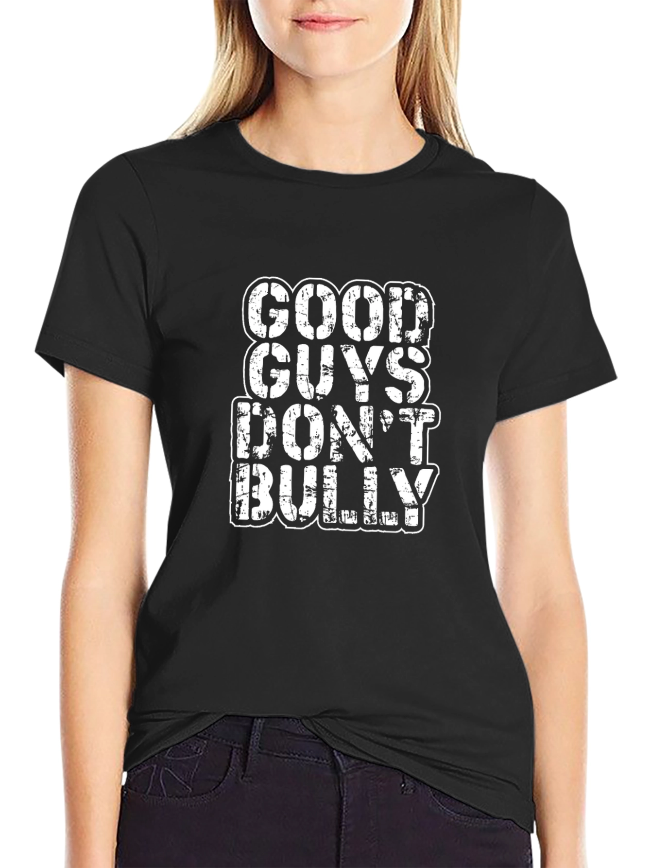 Good Guys Dont Bully Graphic Tee