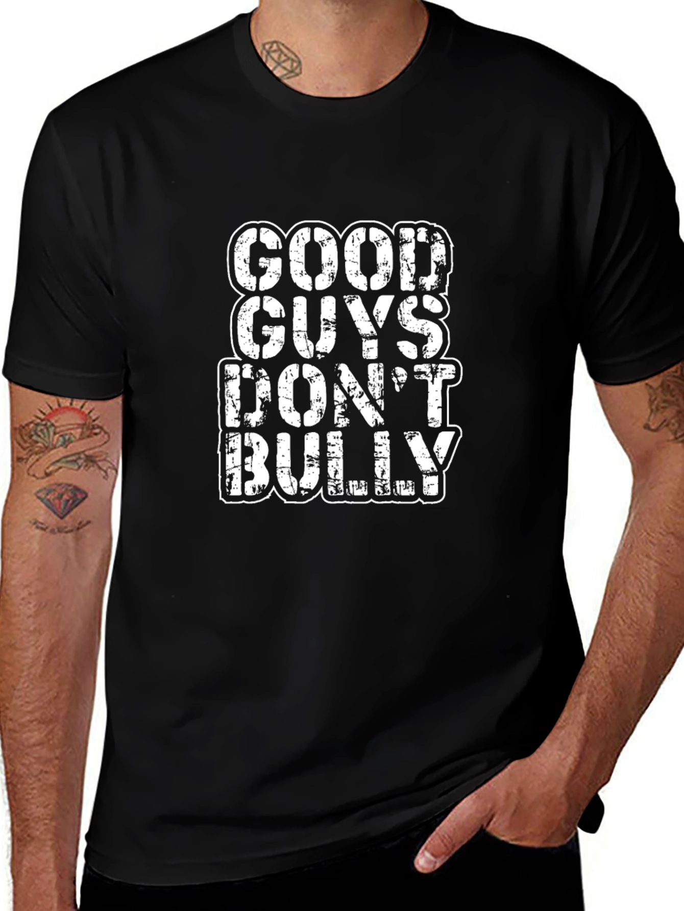 Good Guys Dont Bully Graphic Tee