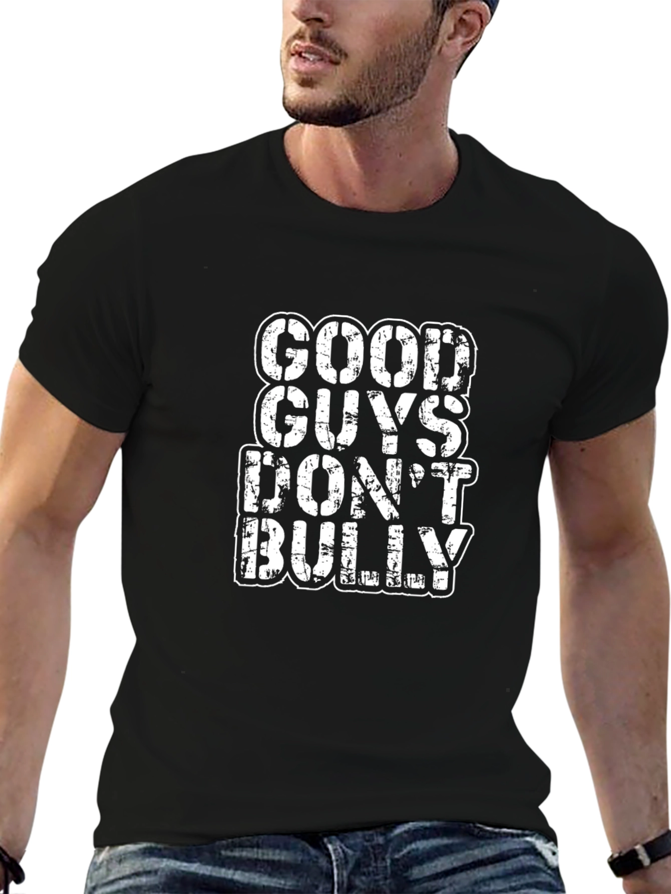 Good Guys Dont Bully Graphic Tee
