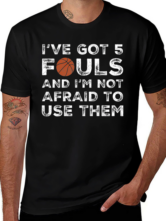Basketball Fouls Graphic T-Shirt