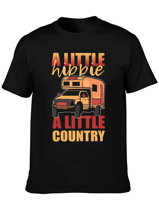 A Little Hippie A Little Country T-Shirt
