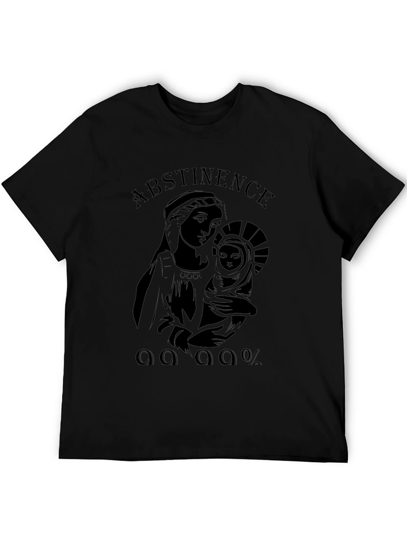 Abstinence Virgin Mary Graphic T-Shirt