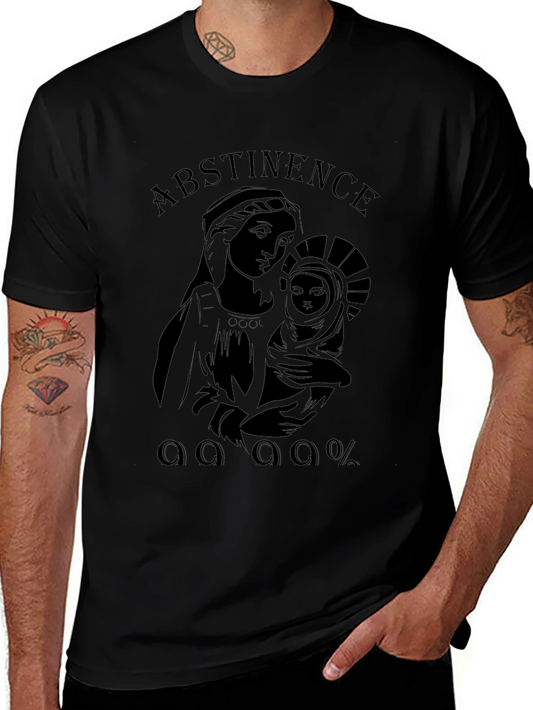 Abstinence Virgin Mary Graphic T-Shirt