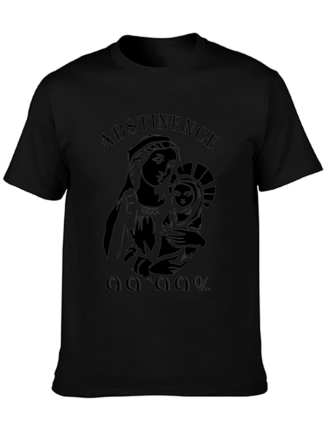 Abstinence Virgin Mary Graphic T-Shirt