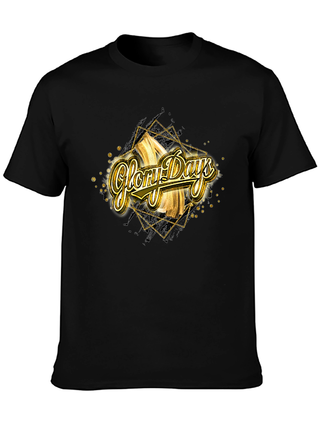 Glory Days Graphic Tee - Gold & Black