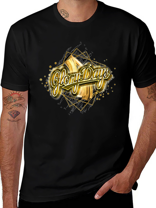 Glory Days Graphic Tee - Gold & Black
