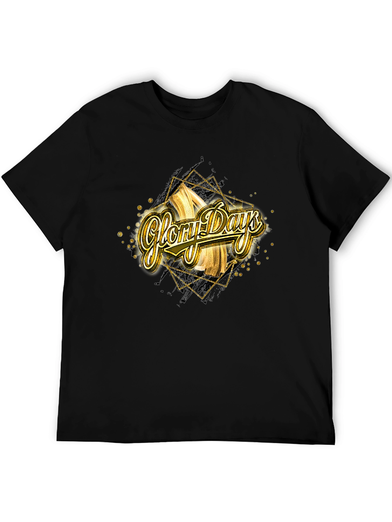 Glory Days Graphic Tee - Gold & Black