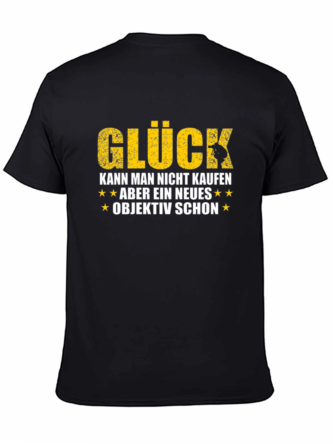 Gluck T-Shirt - Happiness Photo Quote - Photographer Gift