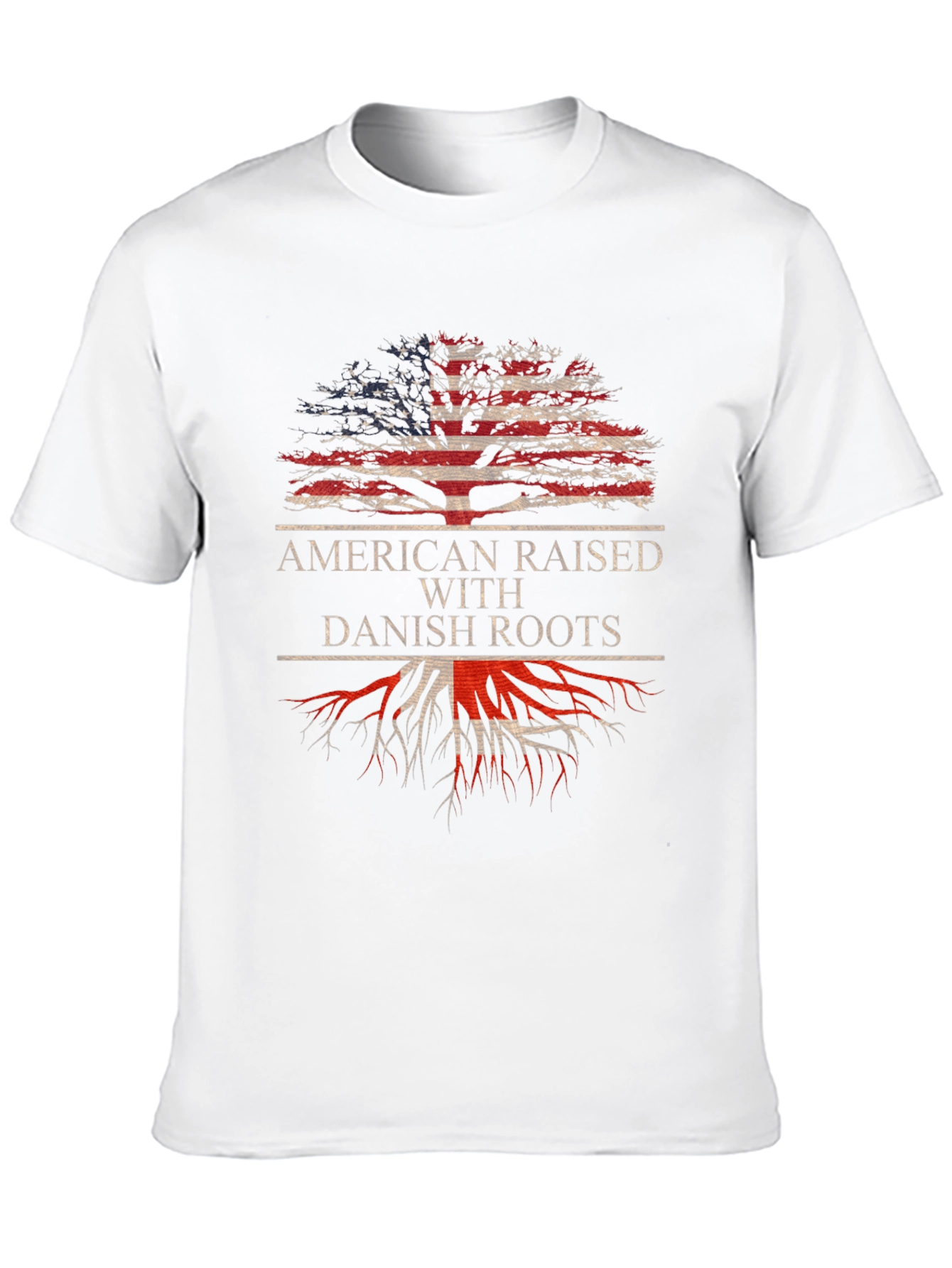 American Raised with Danish Roots T-Shirt