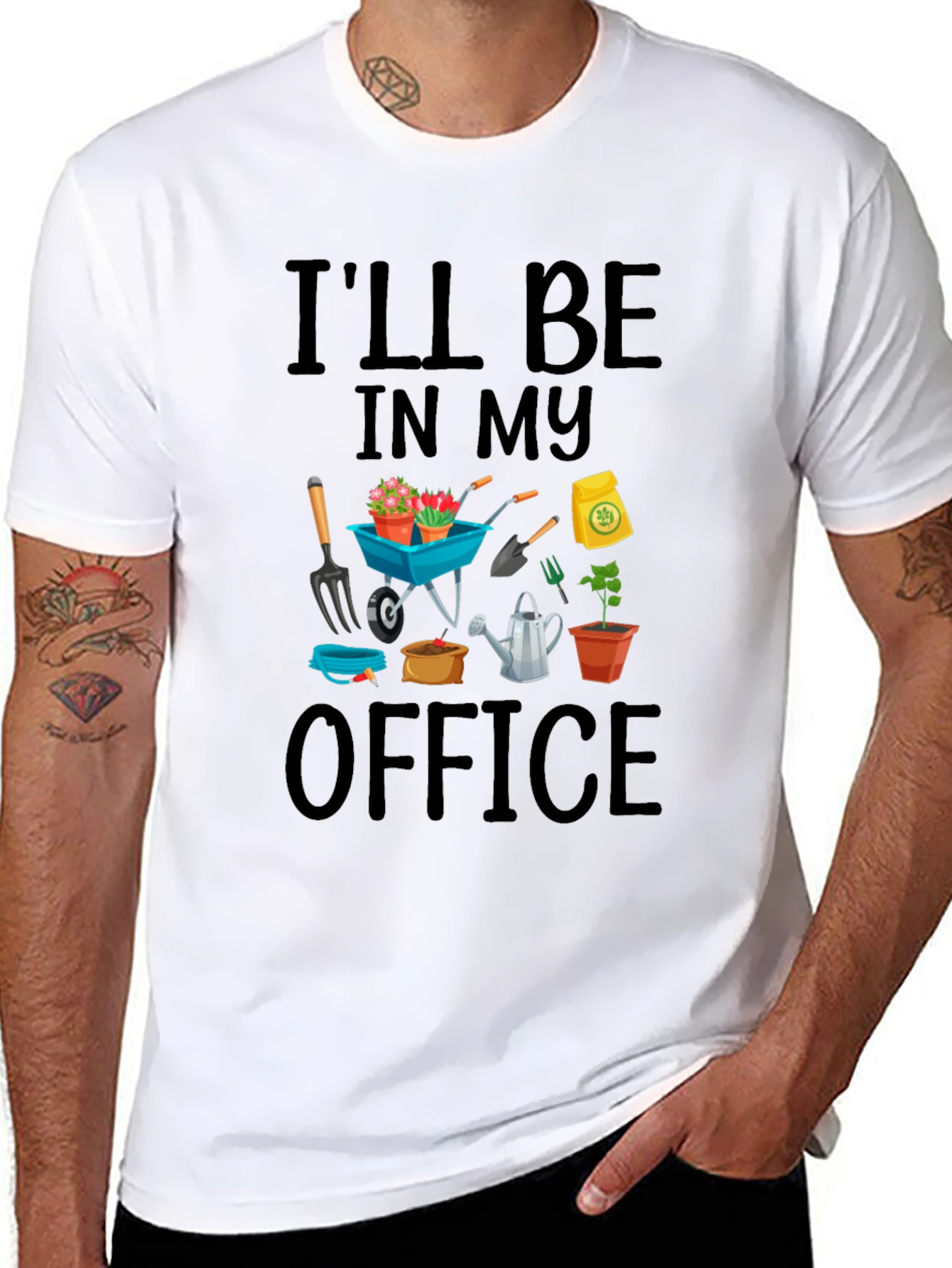 Gardener T-Shirt: Ill Be In My Office