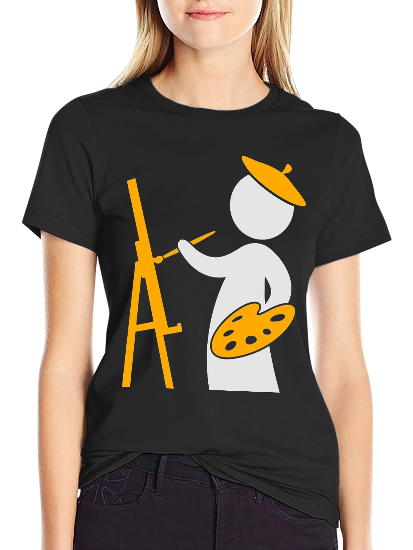 Artist Graphic Tee - Painter Easel Design