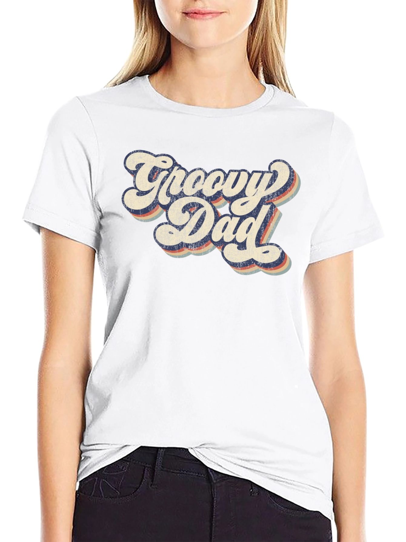Groovy Dad Retro Graphic T-Shirt
