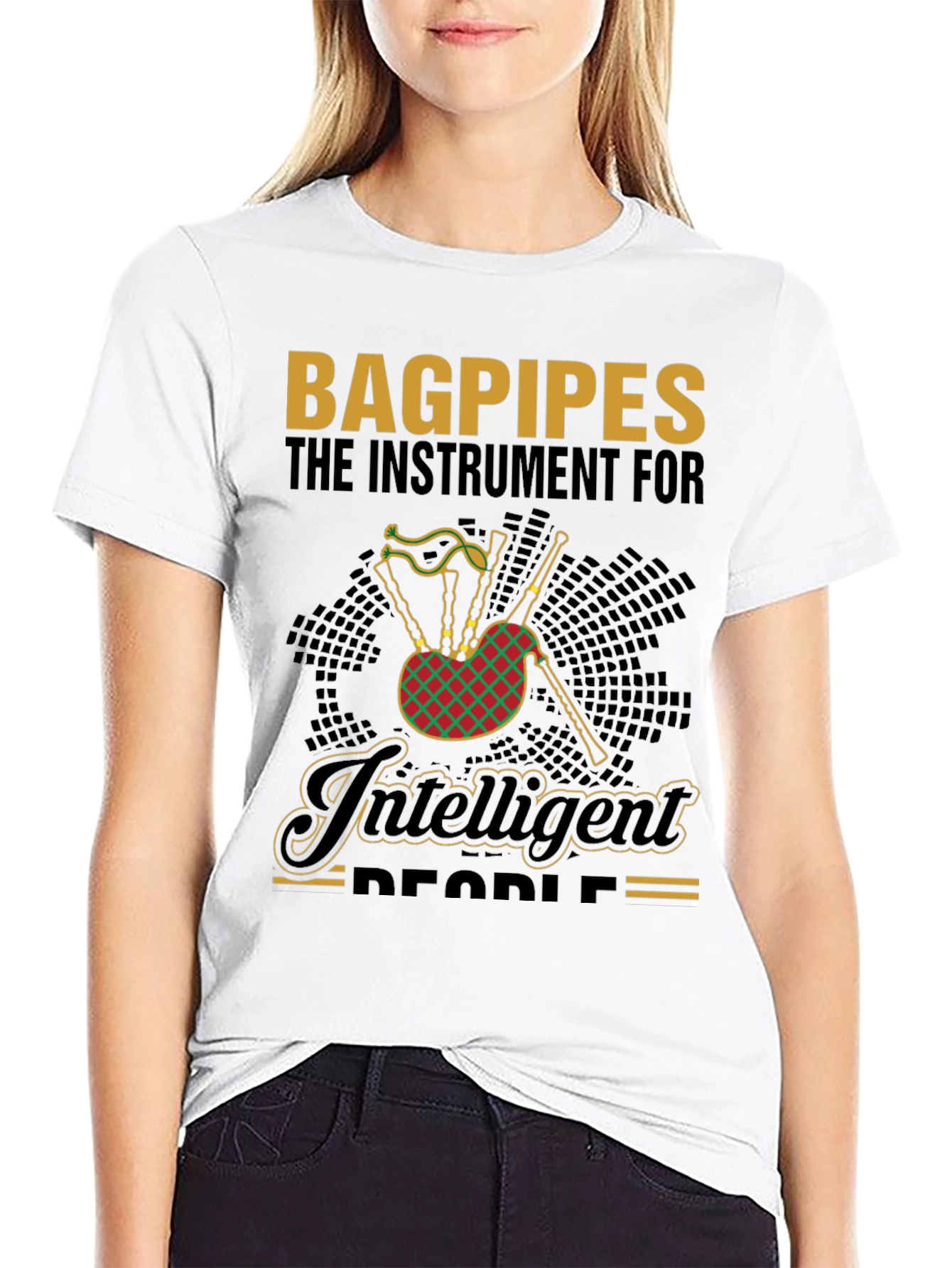 Bagpipes for Intelligent People T-Shirt