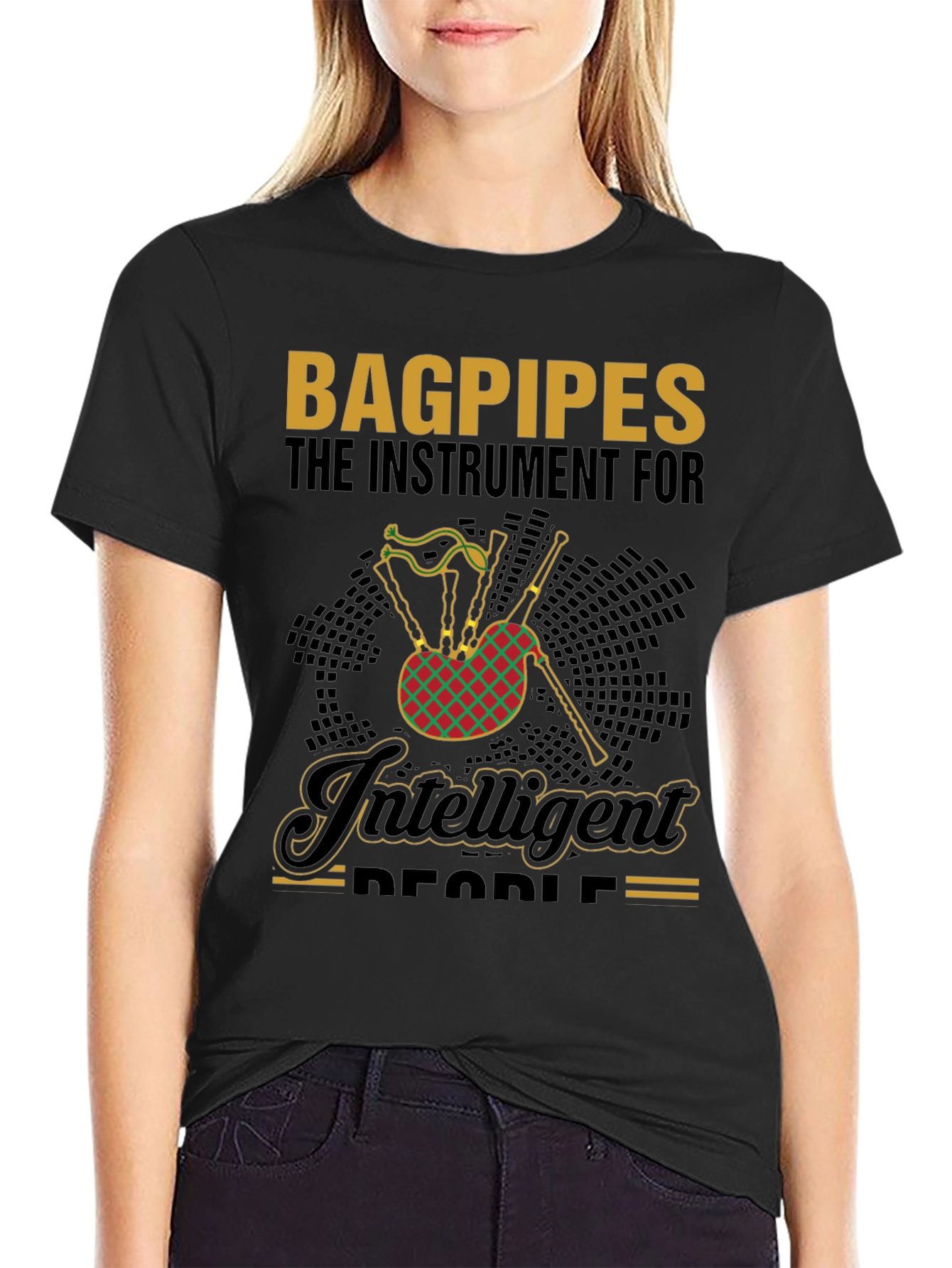 Bagpipes for Intelligent People T-Shirt