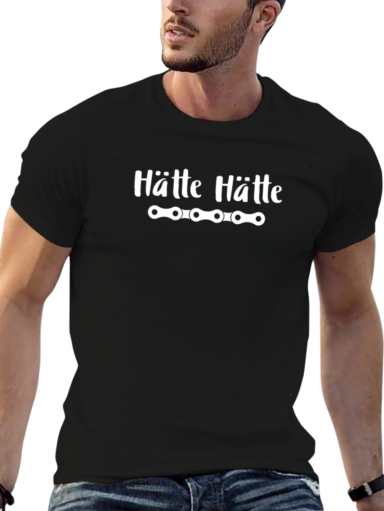 Hätte Hätte Bike Chain T-Shirt - Black