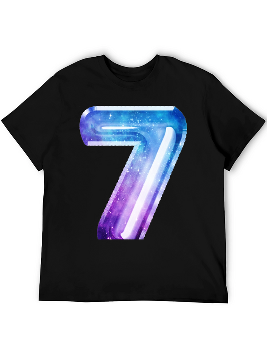 Galaxy Number 7 Graphic Tee