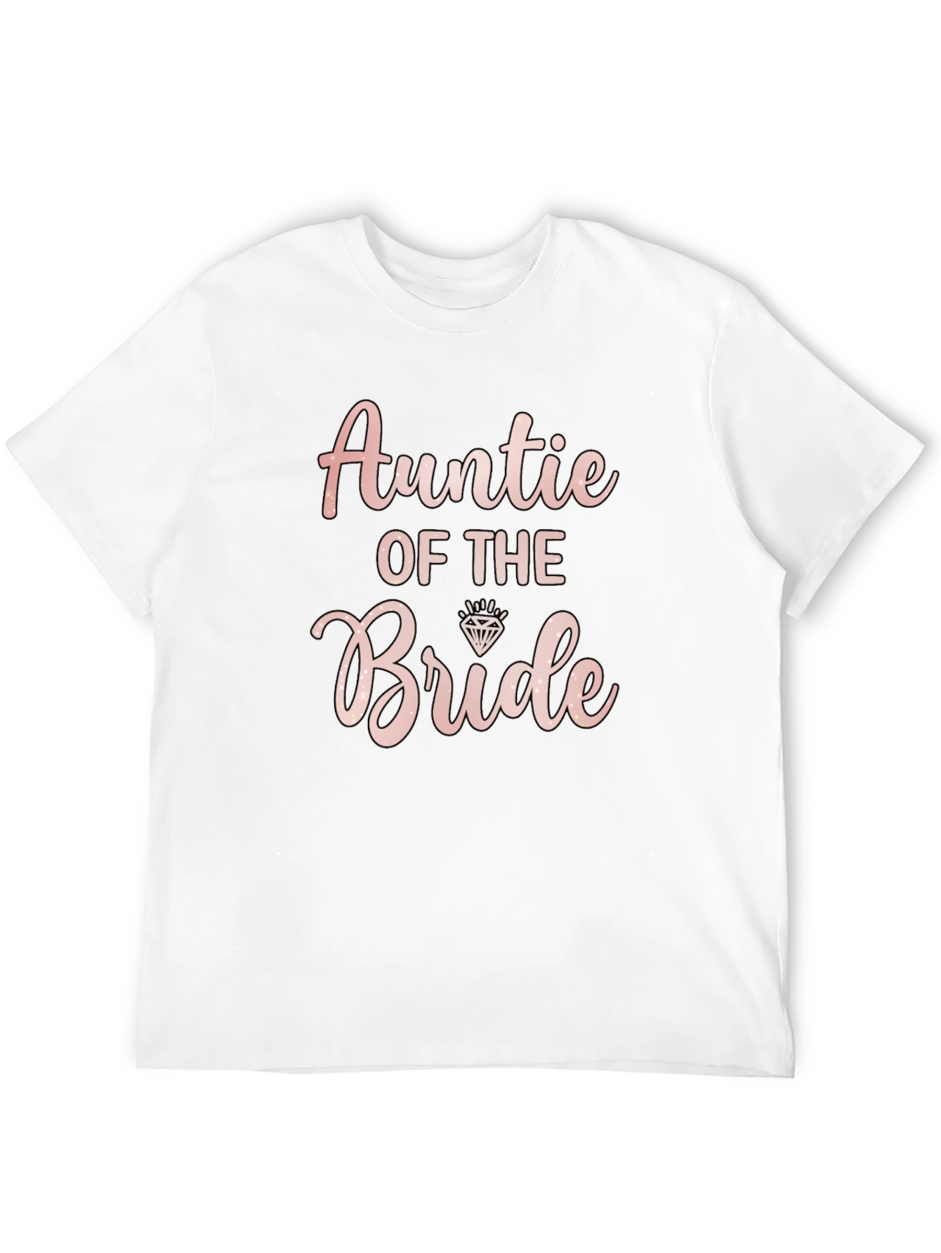 Auntie of the Bride T-Shirt Bridal Party Wedding