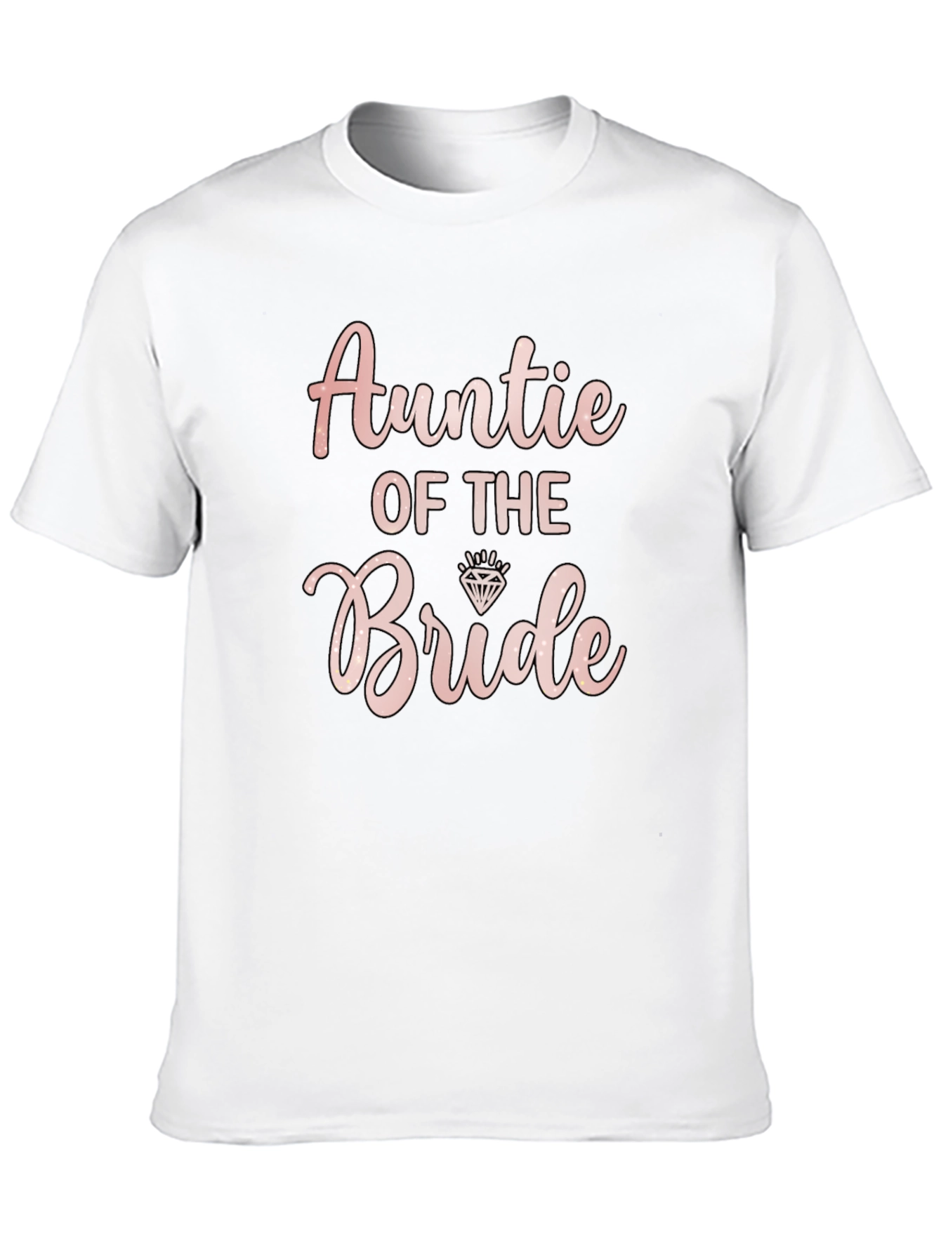Auntie of the Bride T-Shirt Bridal Party Wedding