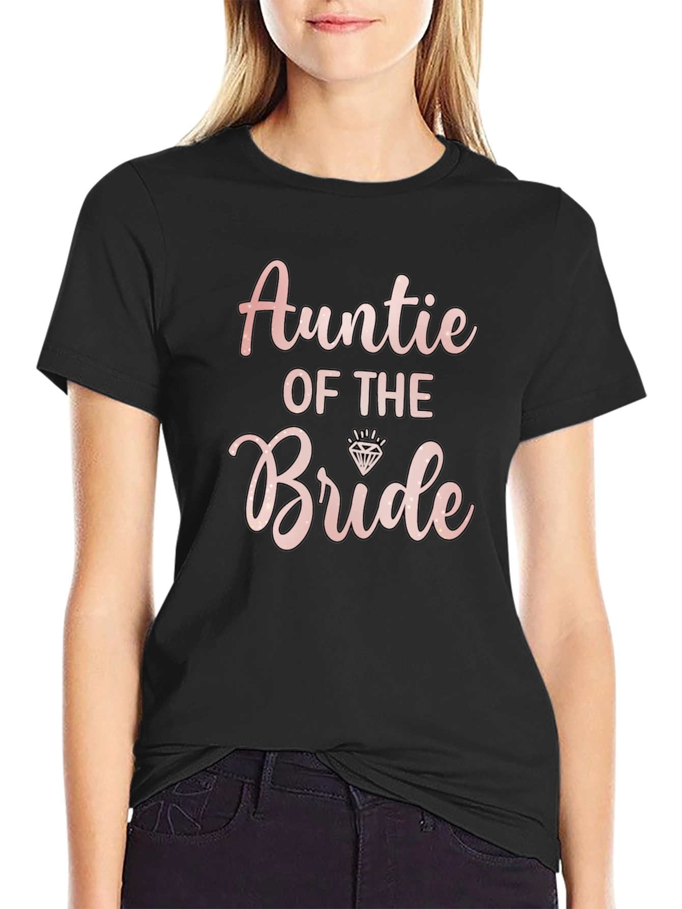 Auntie of the Bride T-Shirt Bridal Party Wedding
