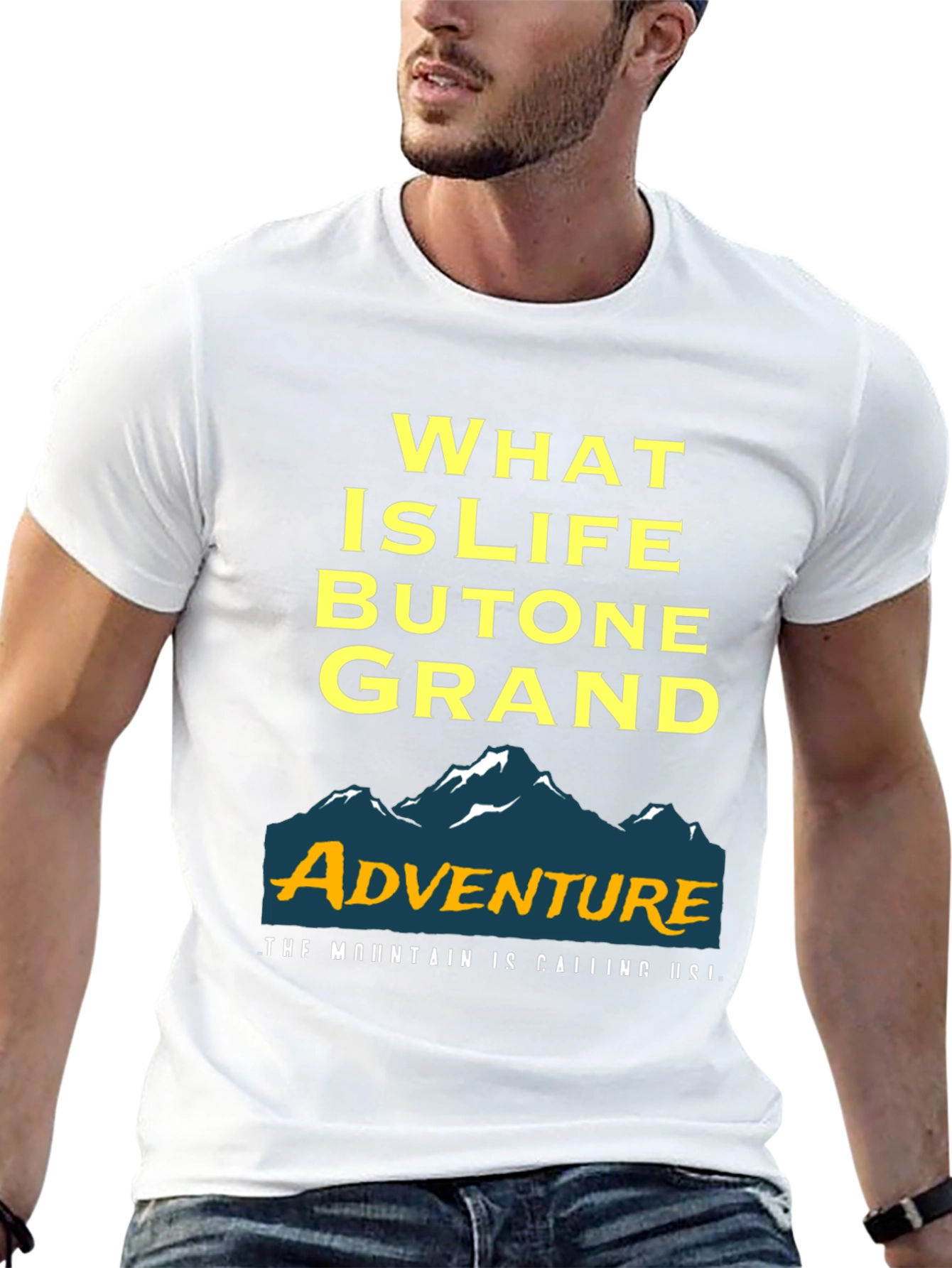 Adventure Awaits Graphic T-Shirt - Mountain Calling