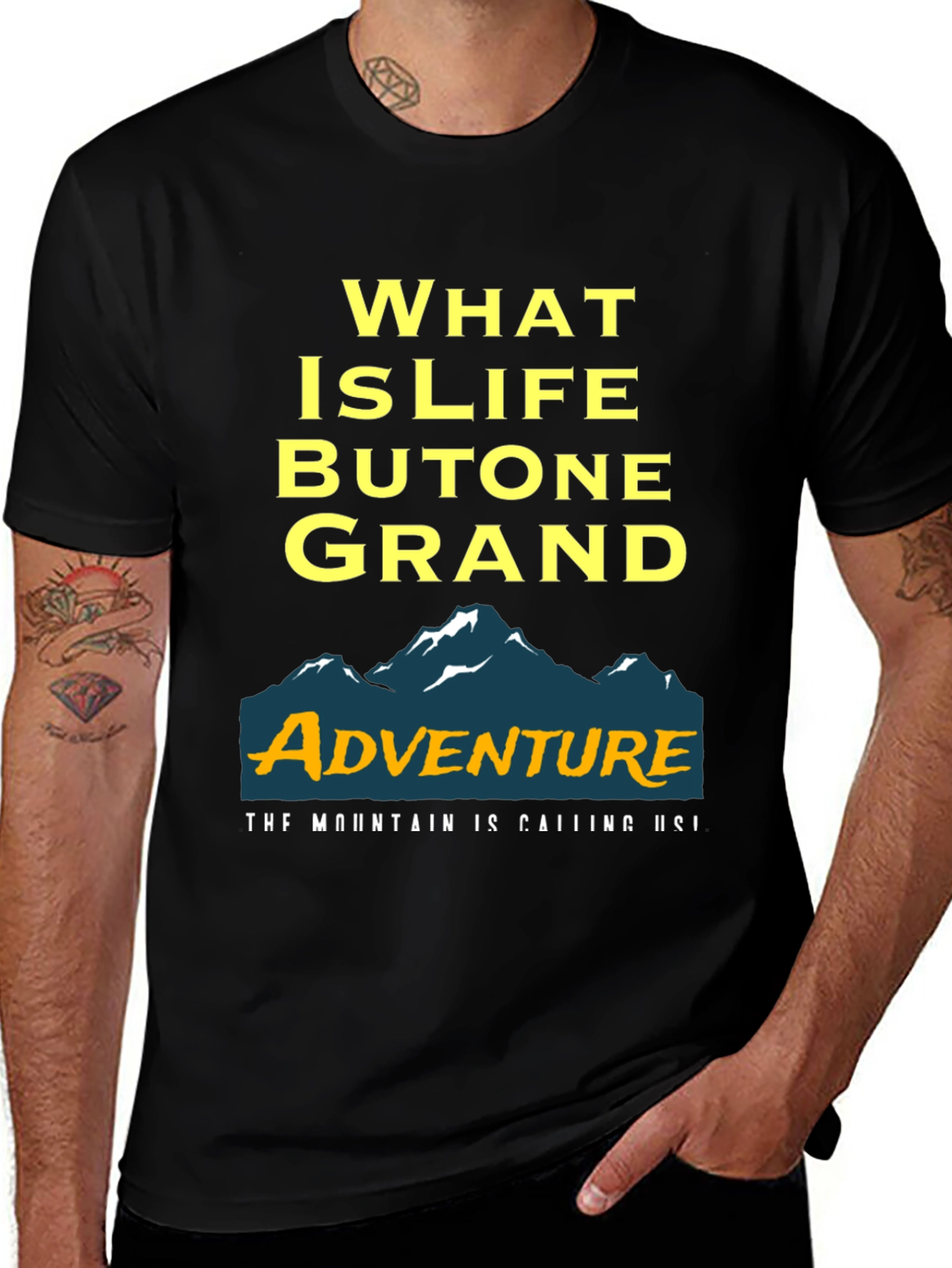 Adventure Awaits Graphic T-Shirt - Mountain Calling