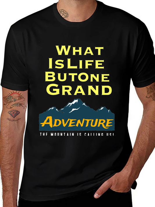Adventure Awaits Graphic T-Shirt - Mountain Calling
