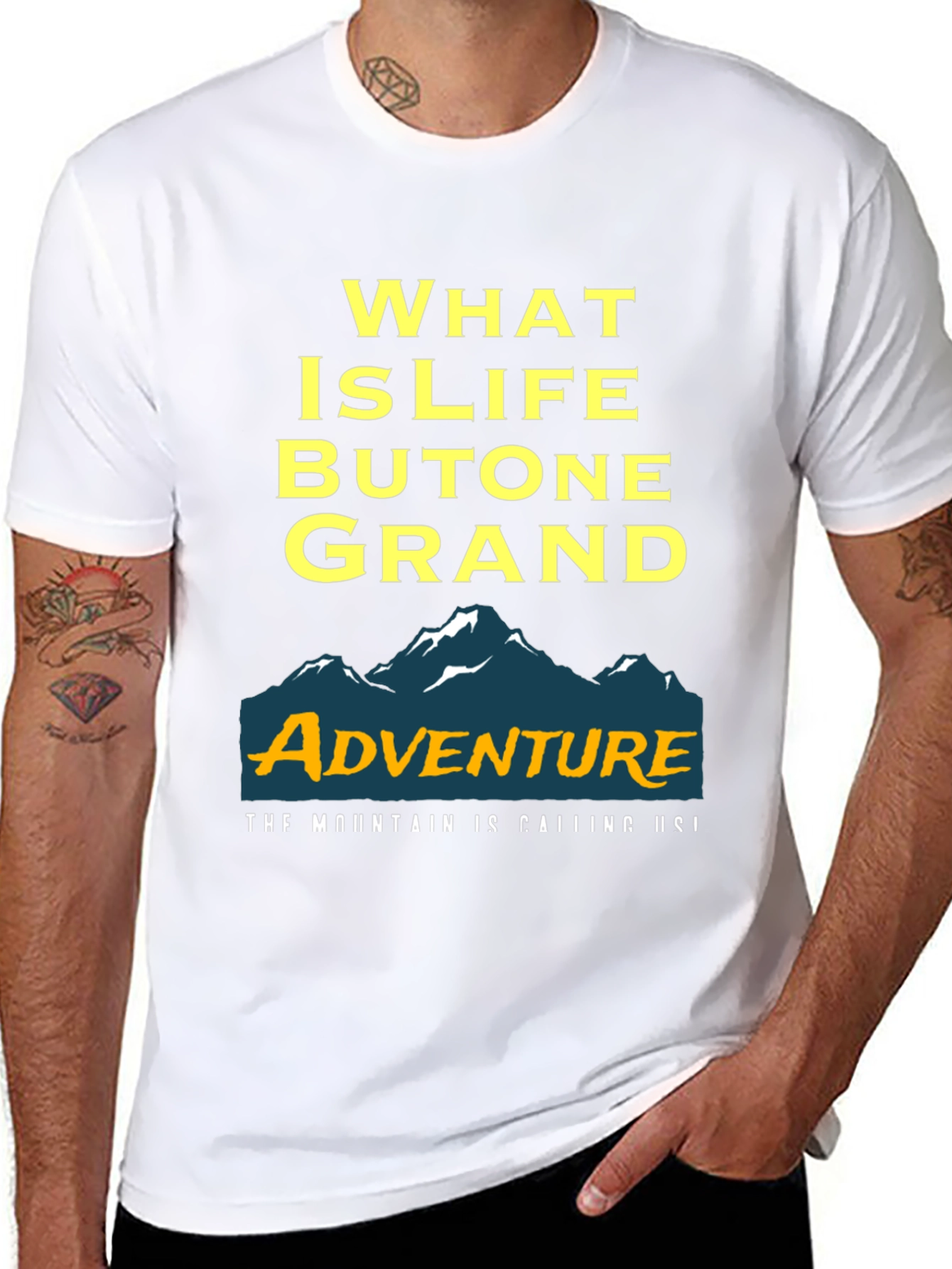 Adventure Awaits Graphic T-Shirt - Mountain Calling