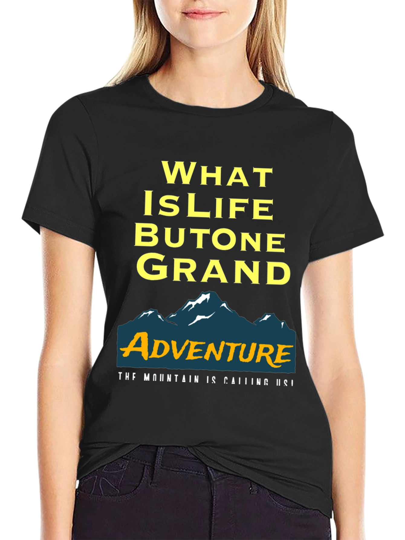 Adventure Awaits Graphic T-Shirt - Mountain Calling